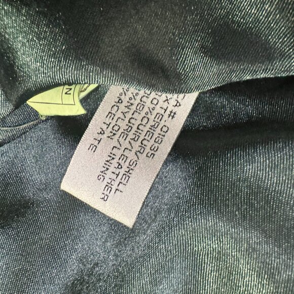 Vintage Hide Park Green Suede Leather Jacket Women's Small | Moto Biker - Picture 8 of 12